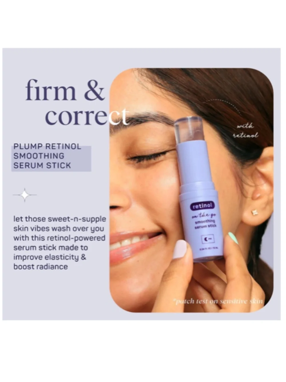 New SpaLife Plump Retinol Smoothing Serum Stick